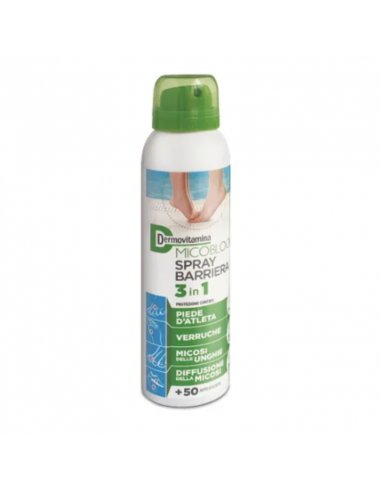 Dermovitamina micoblock 3 in 1 spray barriera per la prevenzione della micosi nel piede 100ml