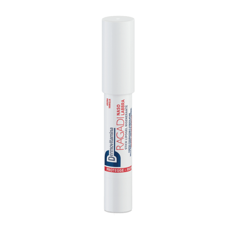 Image of Dermovitamina ragadi stick lipogel rigenerante naso e labbra contro fissurazioni e screpolature 3ml cod085