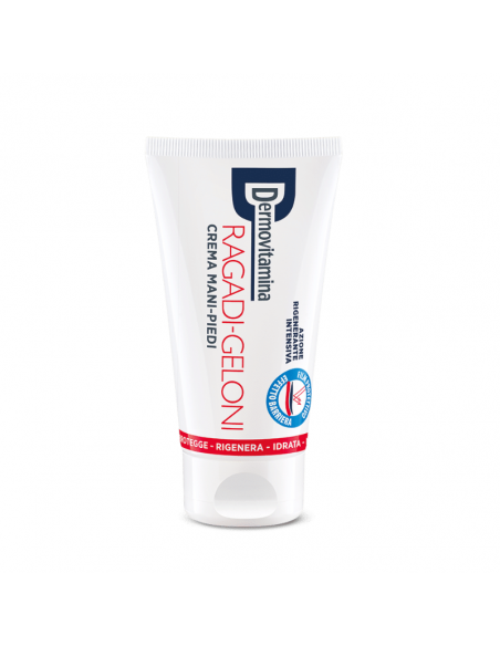 Dermovitamina ragadi crema mani e piedi contro geloni e spaccature 75ml