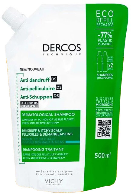 Dercos eco ric sh forfora500ml