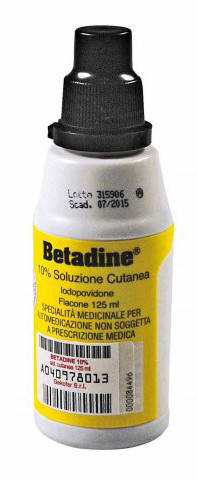 Image of Betadine soluz cut 125ml 10% cod085