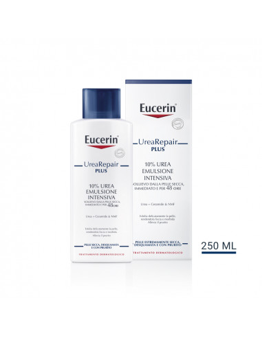 Eucerin UreaRepair Plus 10% urea emulsione intensiva per pelle estremamente secca, desquamata e con prurito 250ml
