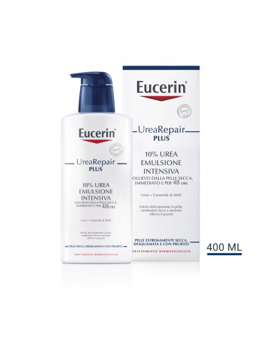 Eucerin UreaRepair Plus 10% urea emulsione intensiva per pelle estremamente secca, desquamata e con prurito 400ml