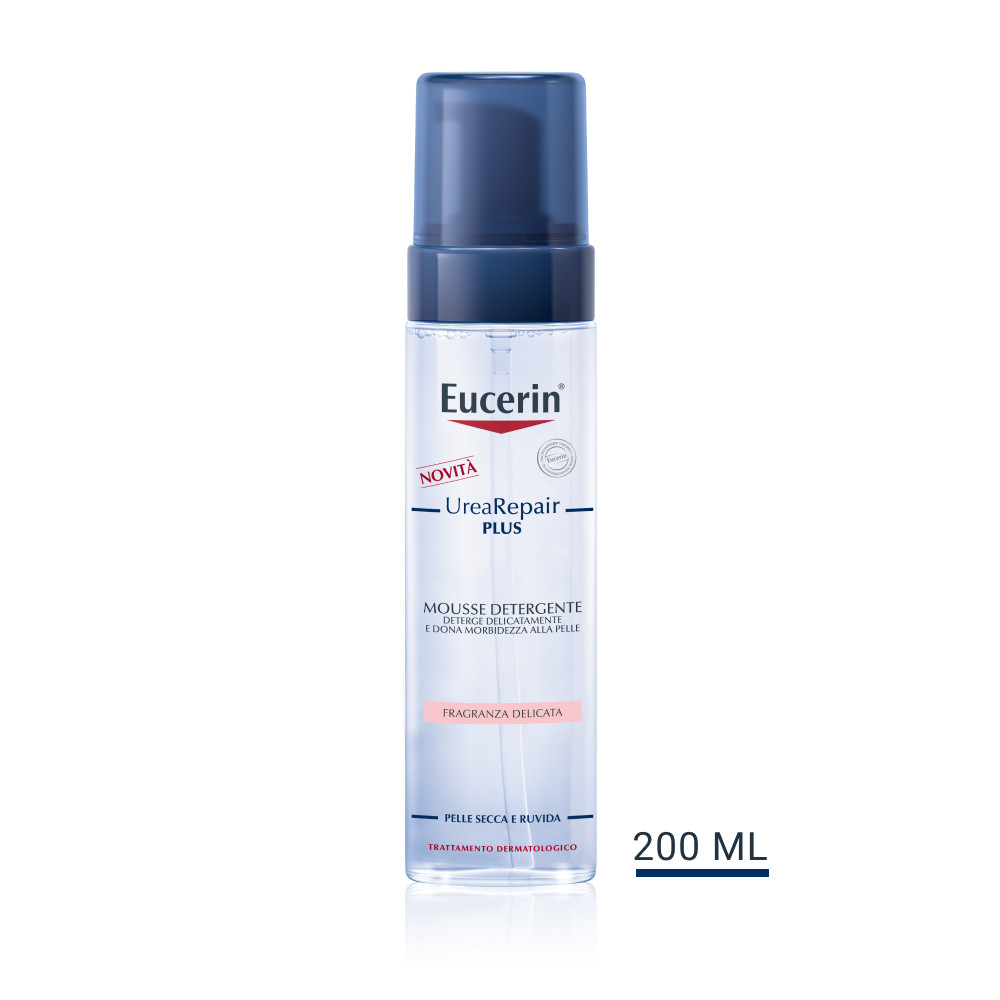 Eucerin UreaRepair Plus mousse detergente per pelle secca e ruvida 200ml
