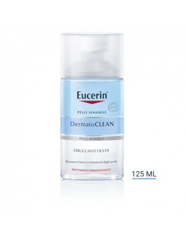 Eucerin DermatoClean struccante per occhi contro il trucco waterproof per pelli sensibili 125ml