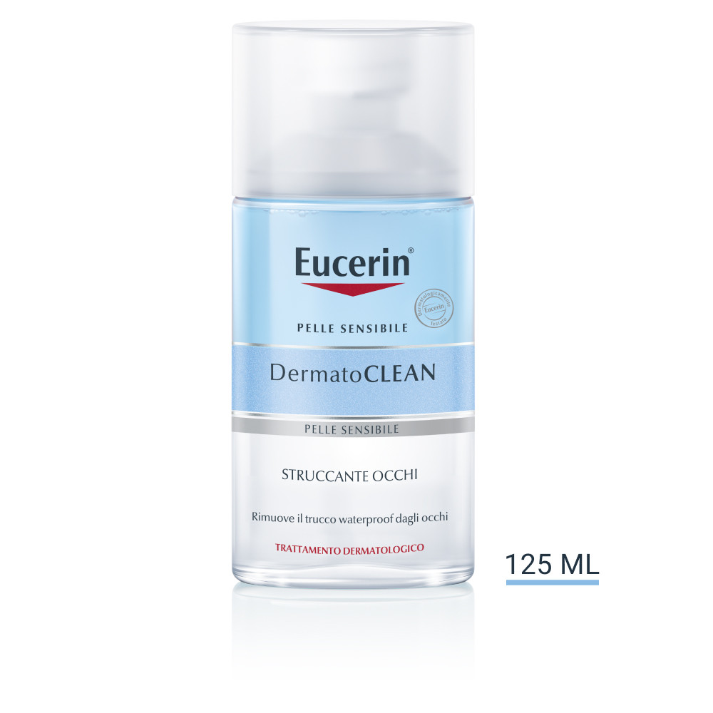 Image of Eucerin DermatoClean struccante per occhi contro il trucco waterproof per pelli sensibili 125ml cod085