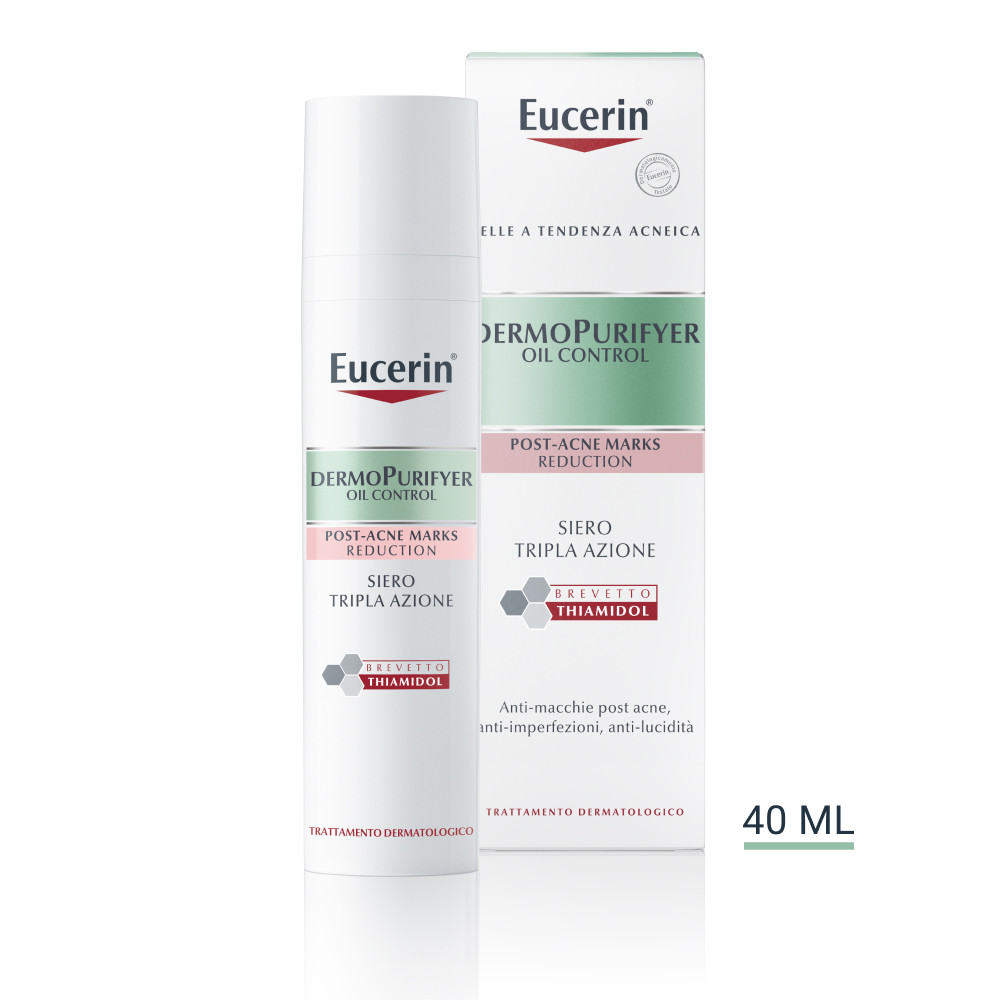 Eucerin DermoPurifyer Oil Control siero tripla azione contro i segni dell'acne 40ml