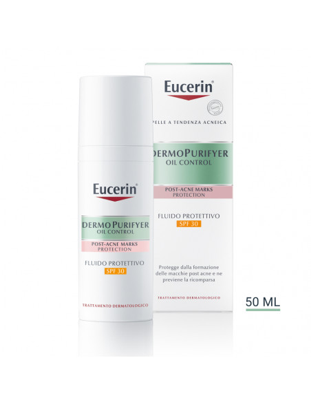 Eucerin DermoPurifyer Oil Control fluido protettivo SPF30 contro i segni dell'acne 50ml