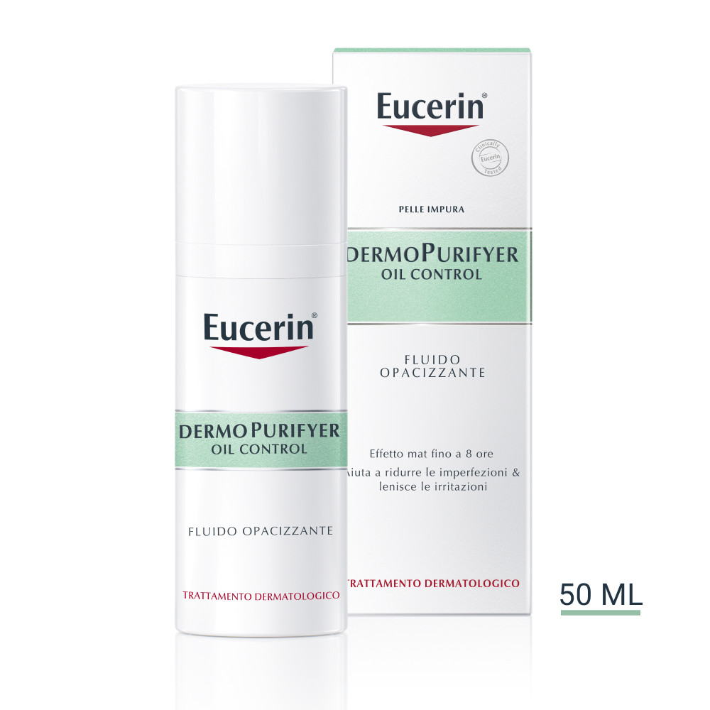 Eucerin DermoPurifyer Oil Control fluido opacizzante per pelle impura 50ml