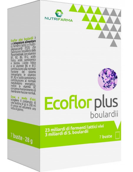 Ecoflor plus boulardii 7 bustine