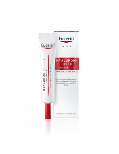 Eucerin Hyaluron-Filler +Volume-Lift contorno occhi SPF15 anti-età 15ml