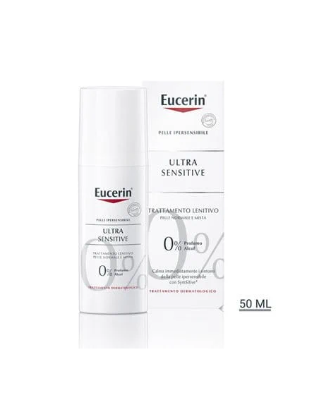 Eucerin Ultra Sensitive trattamento lenitivo pelle ipersensibile da normale a mista 50ml