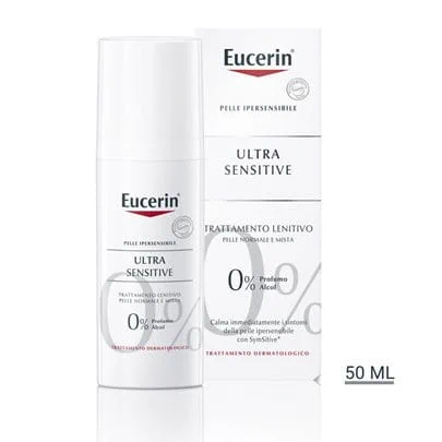 Image of Eucerin Ultra Sensitive trattamento lenitivo pelle ipersensibile da normale a mista 50ml cod085