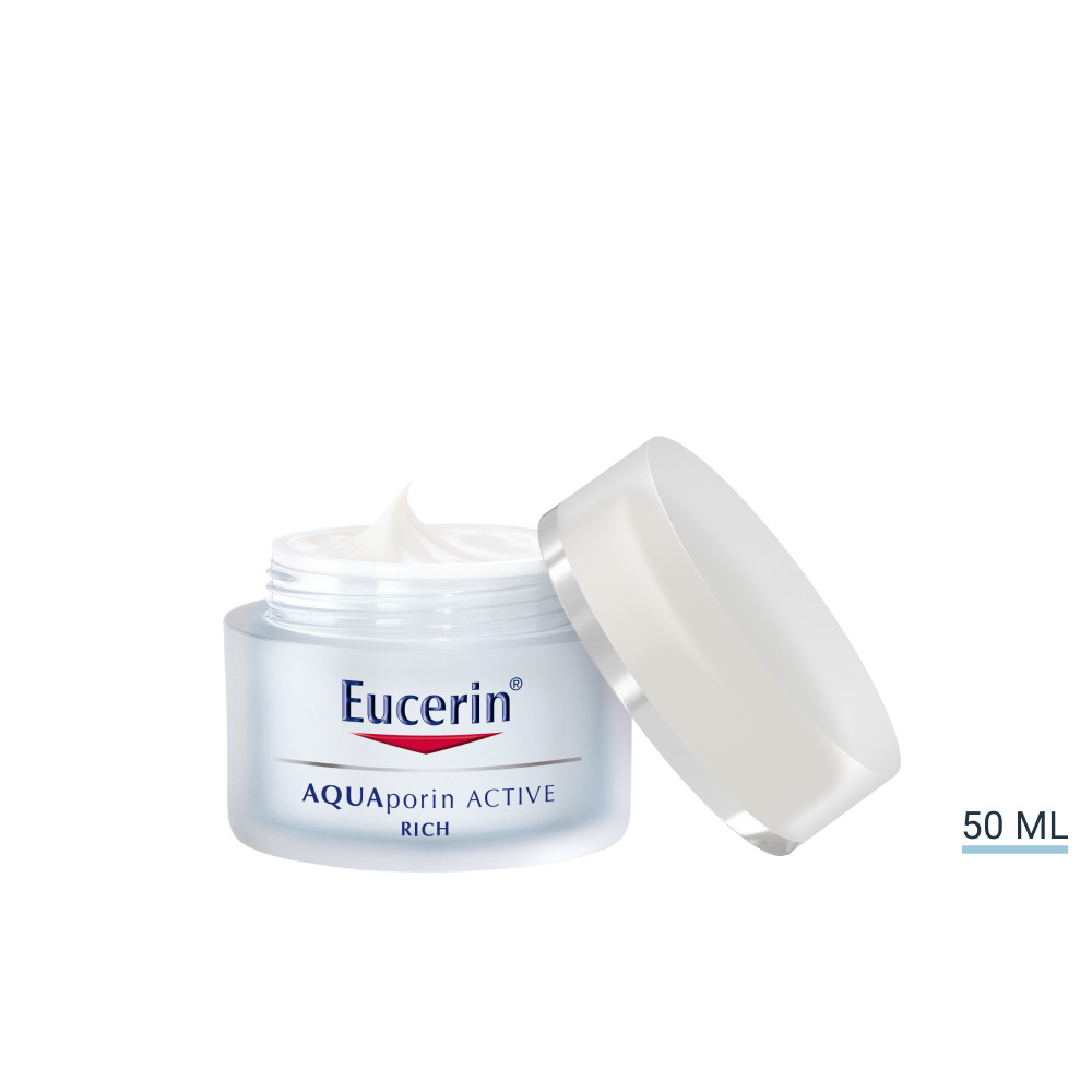 Image of Eucerin Aquaporin Active Rich crema viso idratante per pelli secche e sensibili 50ml cod085