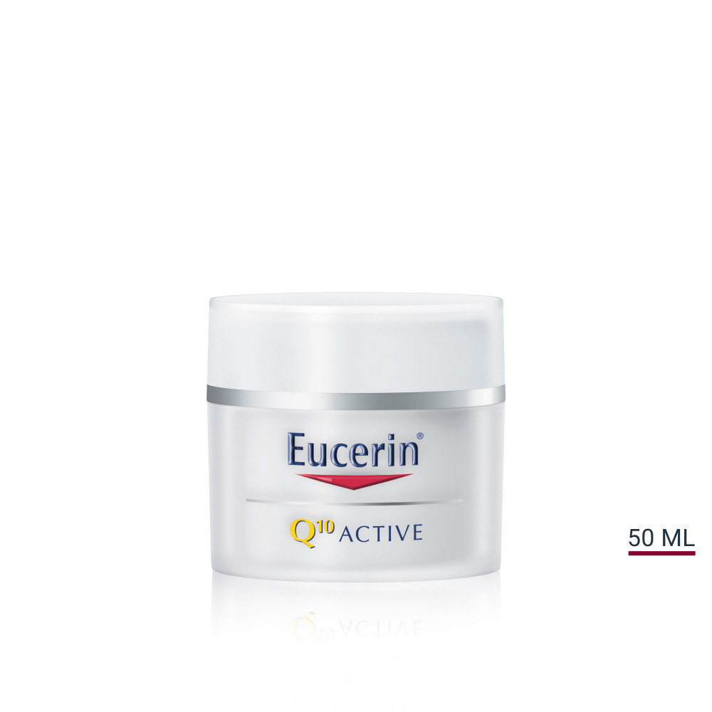 Image of Eucerin Q10 Active crema viso giorno anti-età per pelli secche e sensibili 50ml cod085