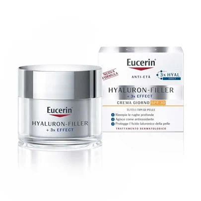 Image of Eucerin Hyaluron-Filler +3x Effect crema viso giorno SPF30 anti-età per tutti i tipi di pelle 50ml cod085