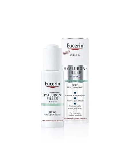 Eucerin Hyaluron-Filler +3x Effect siero perfezionatore contro rughe e pori dilatati 30ml