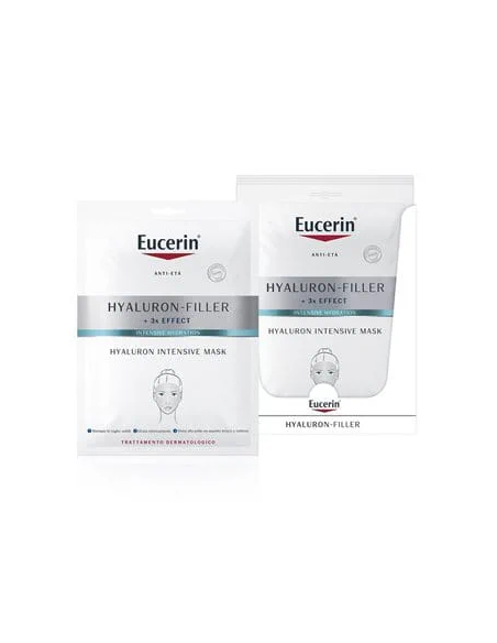 Eucerin Hyaluron-Filler +3x Effect maschera intensiva per tutti i tipi di pelle