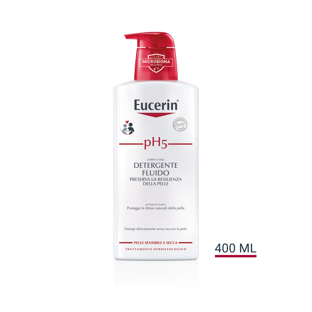 Image of Eucerin PH5 detergente fluido per pelle sensibile e secca 400ml cod085