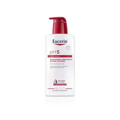 Image of Eucerin PH5 emulsione idratante extra leggera per pelle secca e sensibile 400ml cod085