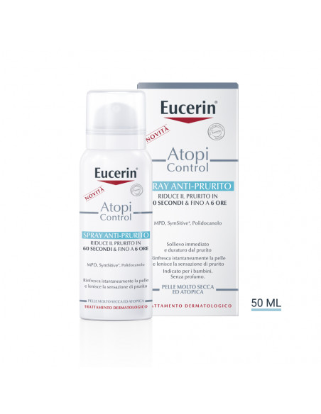 Eucerin Atopi Control spray anti-prurito per pelle molto secca e atopica 50ml