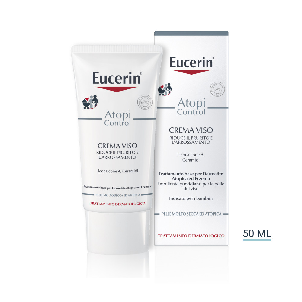 Image of Eucerin Atopi Control crema viso contro prurito e arrossamento per pelle secca e atopica 50ml cod085