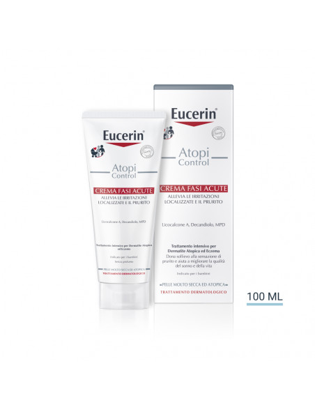 Eucerin Atopi Control crema fasi acute contro le irritazioni e il prurito per pelle secca e atopica 100ml