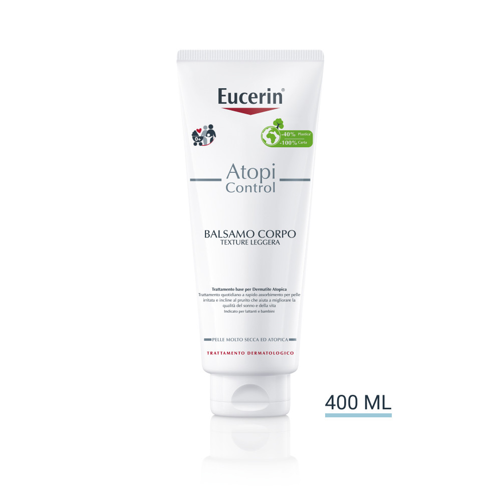 Image of Eucerin Atopi Control balsamo corpo con texture leggera contro dermatite atopica per pelle secca 400ml cod085