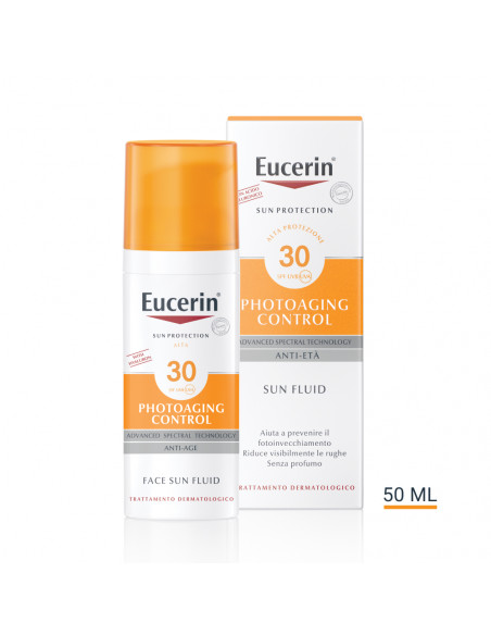 Eucerin Sun Protection Photoaging Control fluido viso solare anti-età SPF30 50ml