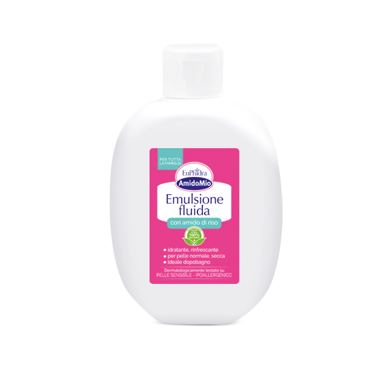 Image of Euphidra AmidoMio emulsione fluida idratante per pelle più elastica, morbida e vellutata 200ml cod085