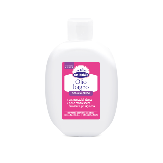 Euphidra AmidoMio olio bagno lenitivo e protettivo per pelli secche e sensibili 200ml