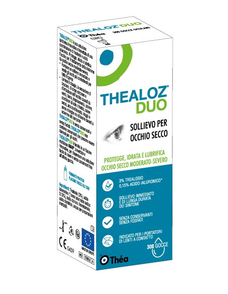 Thealoz duo soluzione oculare per idratare e lubrificare l'occhio secco 10ml