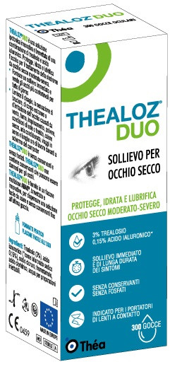 Thealoz duo soluzione oculare per idratare e lubrificare l'occhio secco 10ml