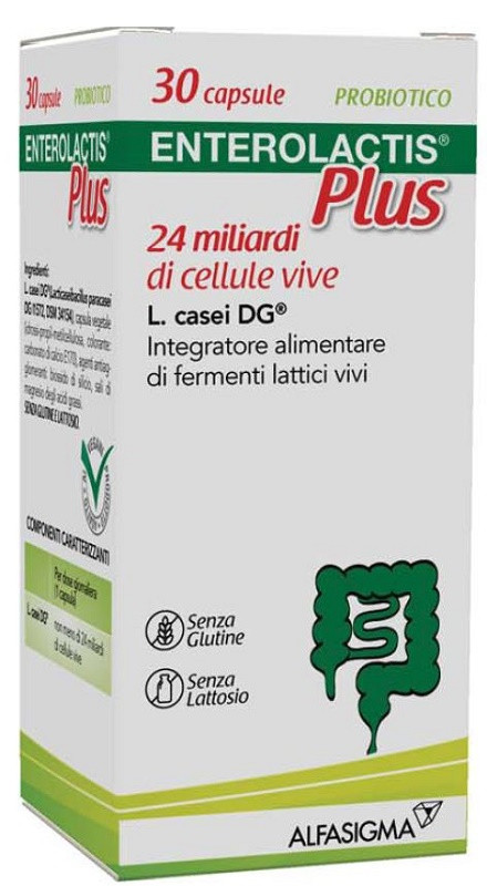 Image of Enterolactis plus fermenti lattici per l'equilibrio della flora intestinale 30 capsule cod085