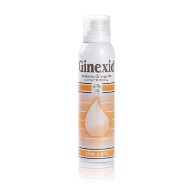 Ginexid schiuma detergente ginecologica per l'igiene quotidiana pH 4,5 150ml