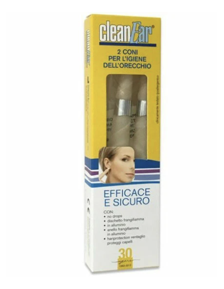 Cleanear cono per l'igiene dell'orecchio 2 pezzi