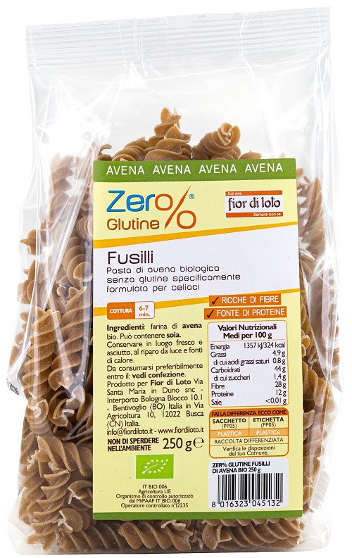 Fusilli di avena 250g