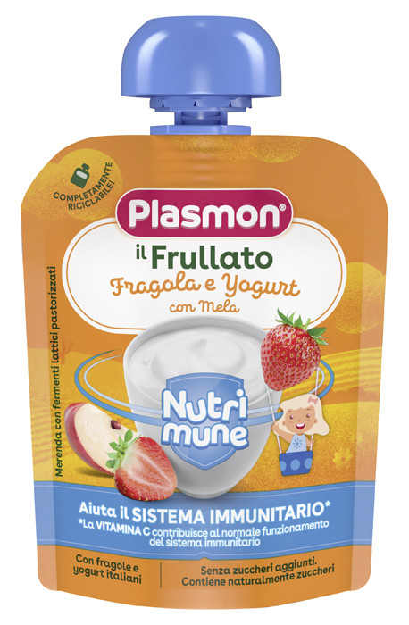 Plasmon Il Frullato Nutri-mune fragola e yogurt