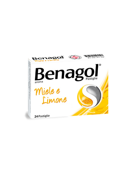 Benagol 24 pastiglie miele limone