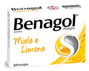 Benagol 24past miele limone