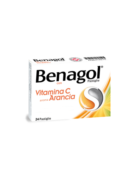 Benagol vit.c 24 pastiglie arancia