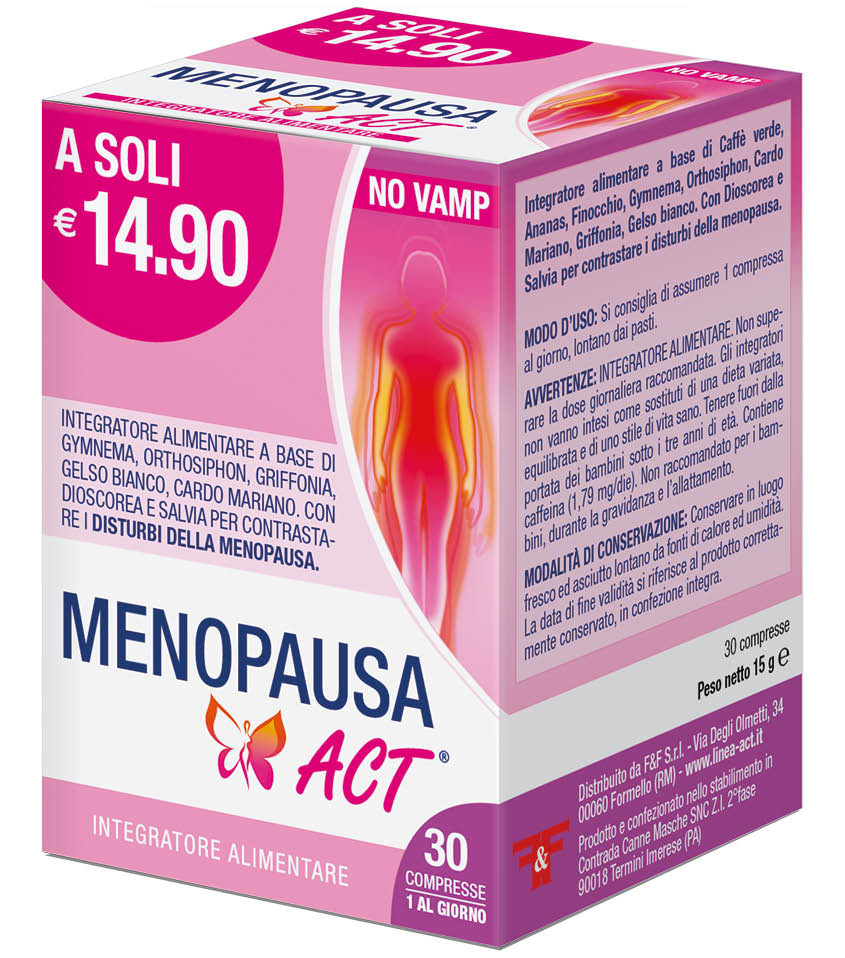 Menopausa Act contro i disturbi della menopausa 30 compresse