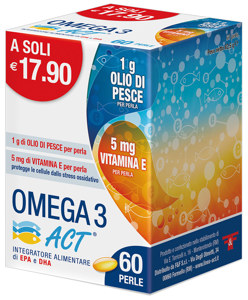 Image of Omega 3 Act per la normale funzione cardiaca 60 perle cod085