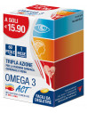 Omega 3 Act per la funzione cardiaca, visiva e cerebrale 60 mini perle