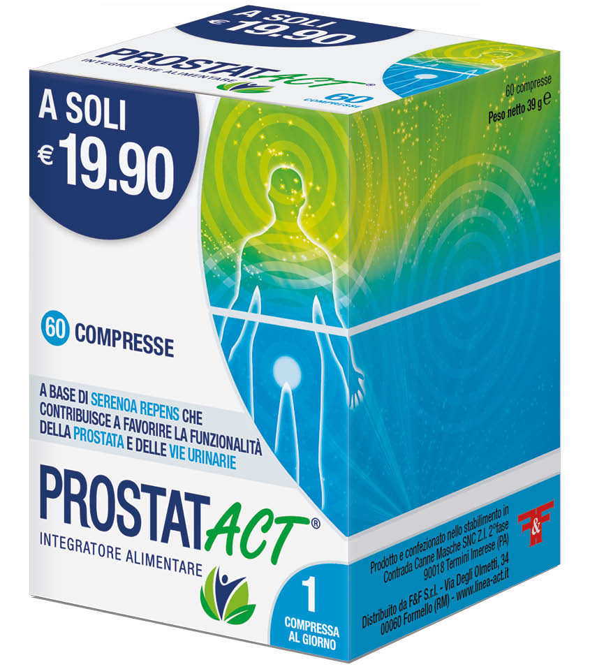 Image of Prostat Act per la funzionalità della prostata e delle vie urinarie 60 compresse cod085