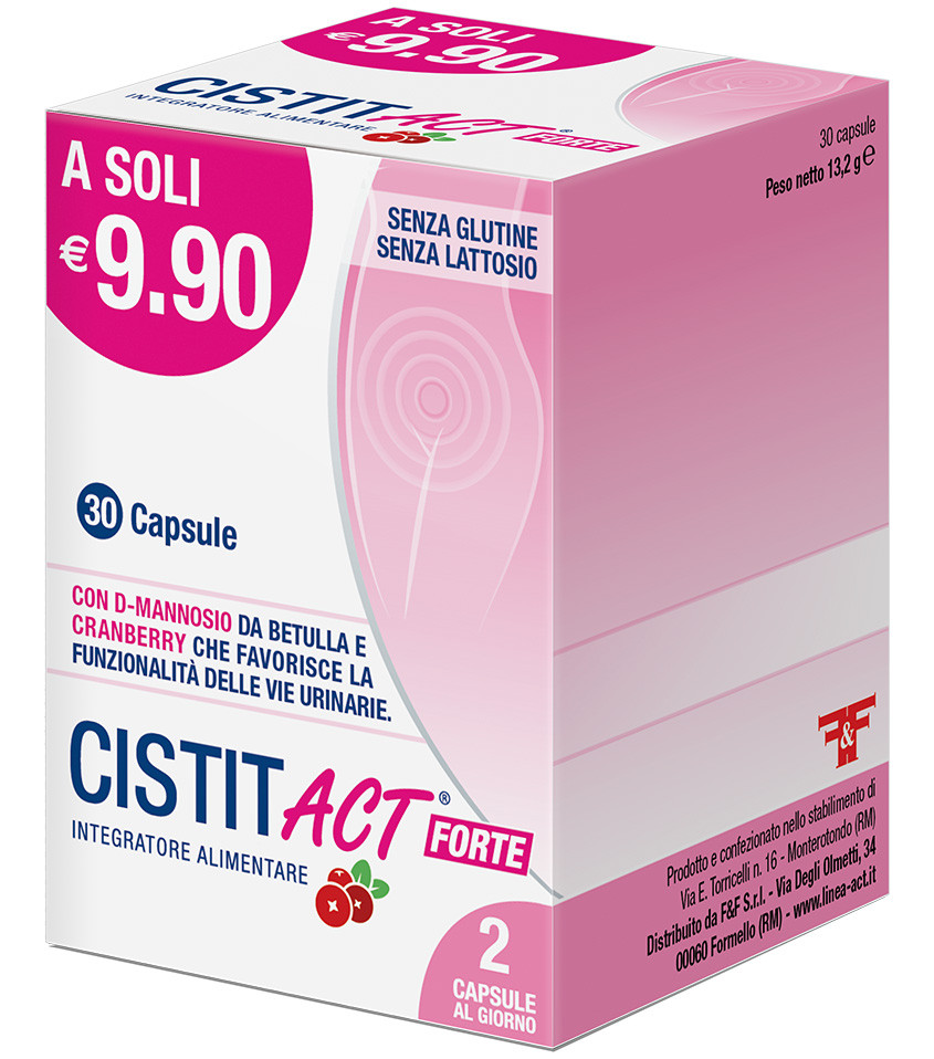 Image of Cistit Act Forte contro la cistite 30 capsule cod085