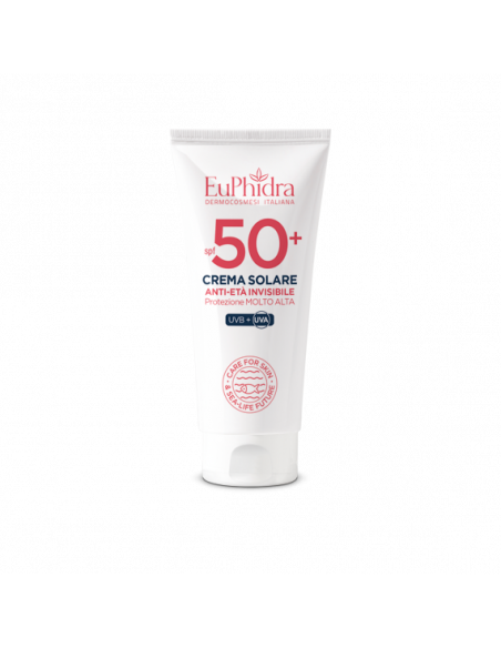 Euphidra Crema Solare Viso Anti-età e Invisibile SPF50+