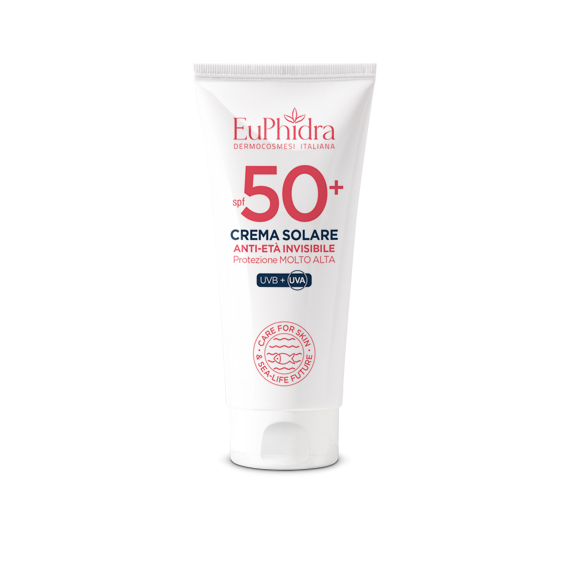 Image of Euphidra Crema Solare Viso Anti-età e Invisibile SPF50+ cod085