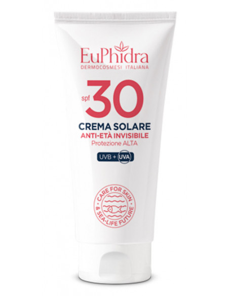 Euphidra Crema Solare Viso Anti-età invisibie SPF 30