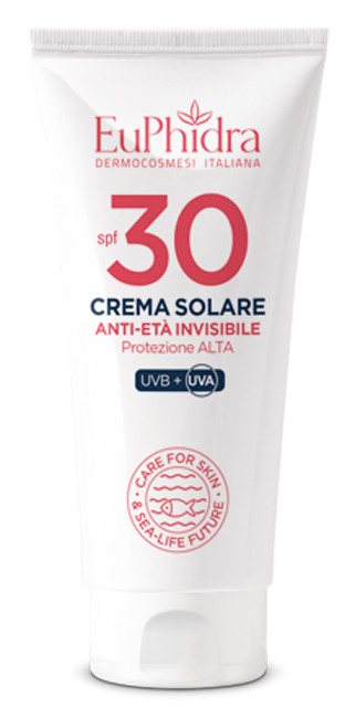 Euphidra Crema Solare Viso Anti-età invisibie SPF 30